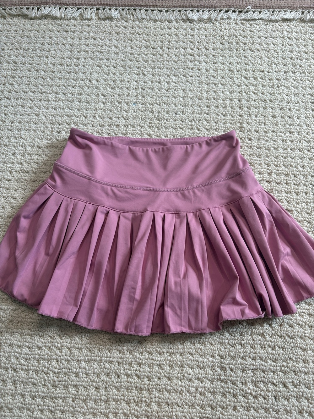 Flared Skater Skirt in Dusty Mauve